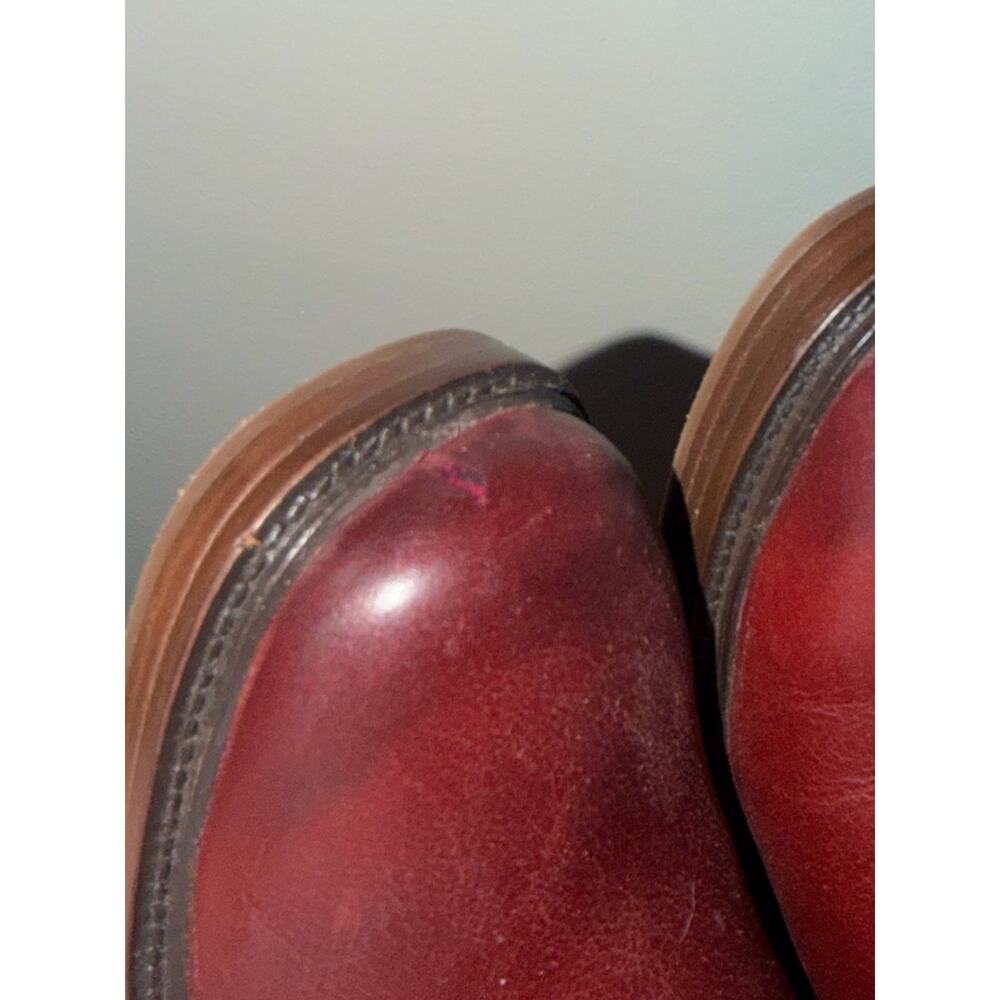 FRYE Kate Pull-On Boots, Merlot, Size 9, NWOT, 1 flaw - Picture 8 of 8